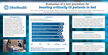 Evaluation of a New Procedure for Boosting Critically Ill Patients in Bed
